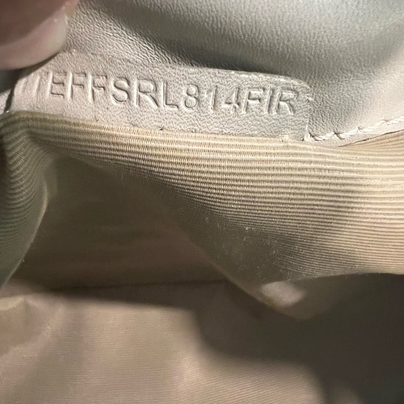 Burberry Taupe Leather Supernova Check Coated Canvas Gold Studs Bag - Picture 11 of 14